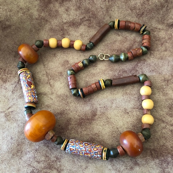 African Trading Bead Necklace - Picture 8 of 14